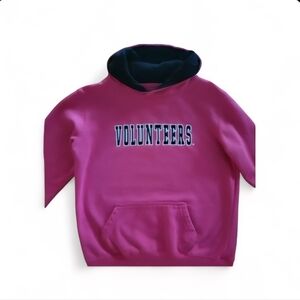 UT Vols Black Lettering Pink Hoodie Medium Like New Football Fan
